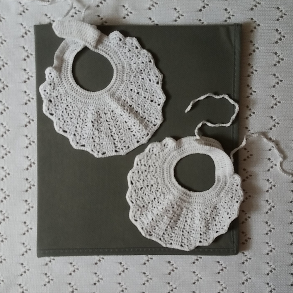 Crochet Bib / Shirt Decorations for babies